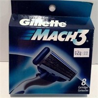 Lames neuves Gillette Mach3  
8 cartouches