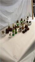 Lot of Miniature Oil Lamps