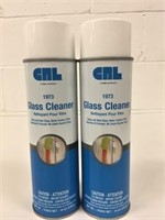 2 Cans CHR Glass Cleaner 539g/can