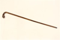 Rare Mechanism Walking Cane w Monkey Handle