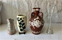 Niloak Pottery WWII Winged Victory Vase/Royal