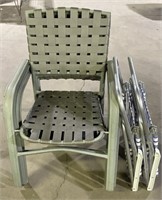 (F) Outdoor Lawn Chairs 34 1/2” tall