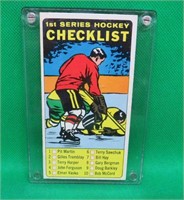 Unmarked 1964-65 Topps Checklist 1st Series #54