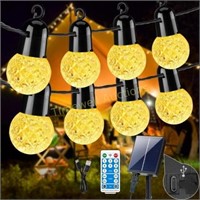 50FT Solar String Lights Outdoor Waterproof