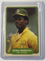 1982 Fleer #92 Rickey Henderson!