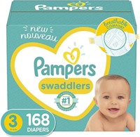 Size 3 168ct Pampers Swaddlers Baby Diapers