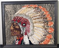 Native American Woven Chief Indian