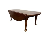 Cherry drop leaf coffee table