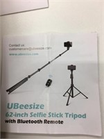 New UBeesize 62" Selfie Stick Tripod w/Remote