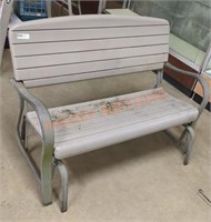 Lifetime 49" wide Outdoor gliding patio bench