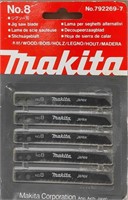 5 pcs Makita no 8 jig saw blades



Bm