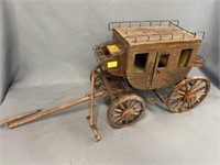 Wood Crafted Stagecoach