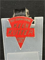 Enamel Watch FOB, Keen Kutter, E.C. Simmons