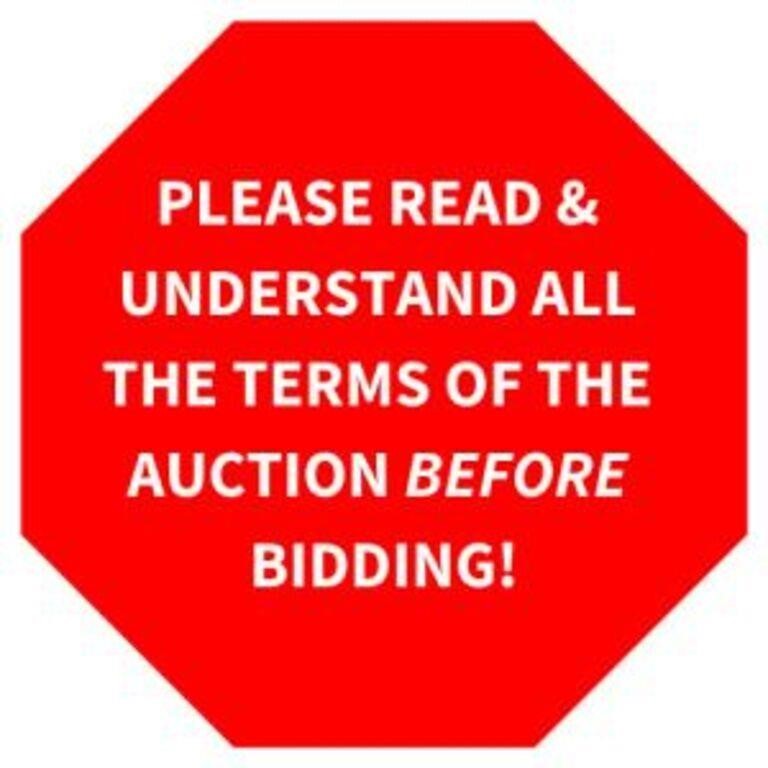 October 2023 Auction - Sat 10/07 at 7pm CT