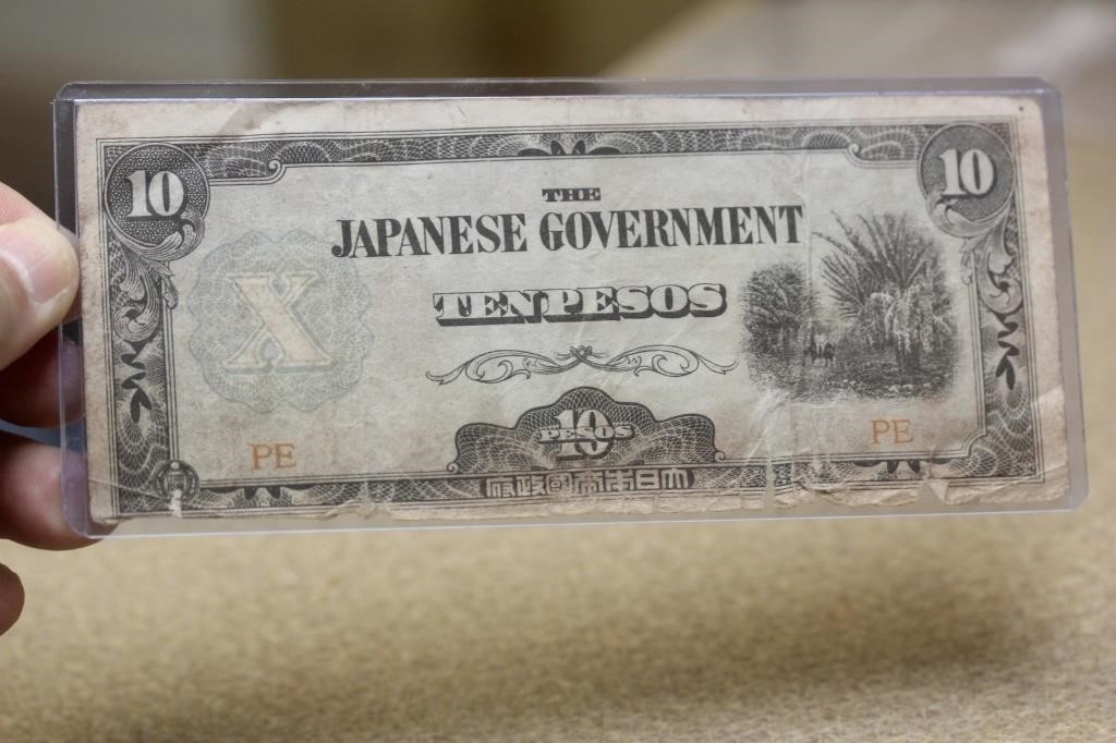 Japanese Government Ten Pesos Note