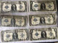 Large Note Washington Dollars (6)