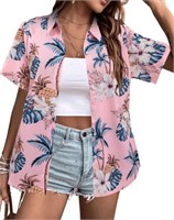 (New) ( 1 pack) (size: XL) Womens Hawaiian Shirts