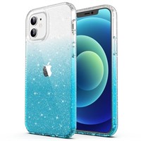R1484  ULAK iPhone 12/12 Pro Case, Sky Blue