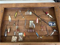 old fishing lures(collection) case