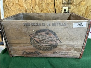 Very old GrainBelt Beer wood case