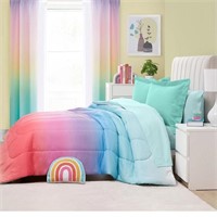 New Rainbow Ombre Polyester Bedding Set