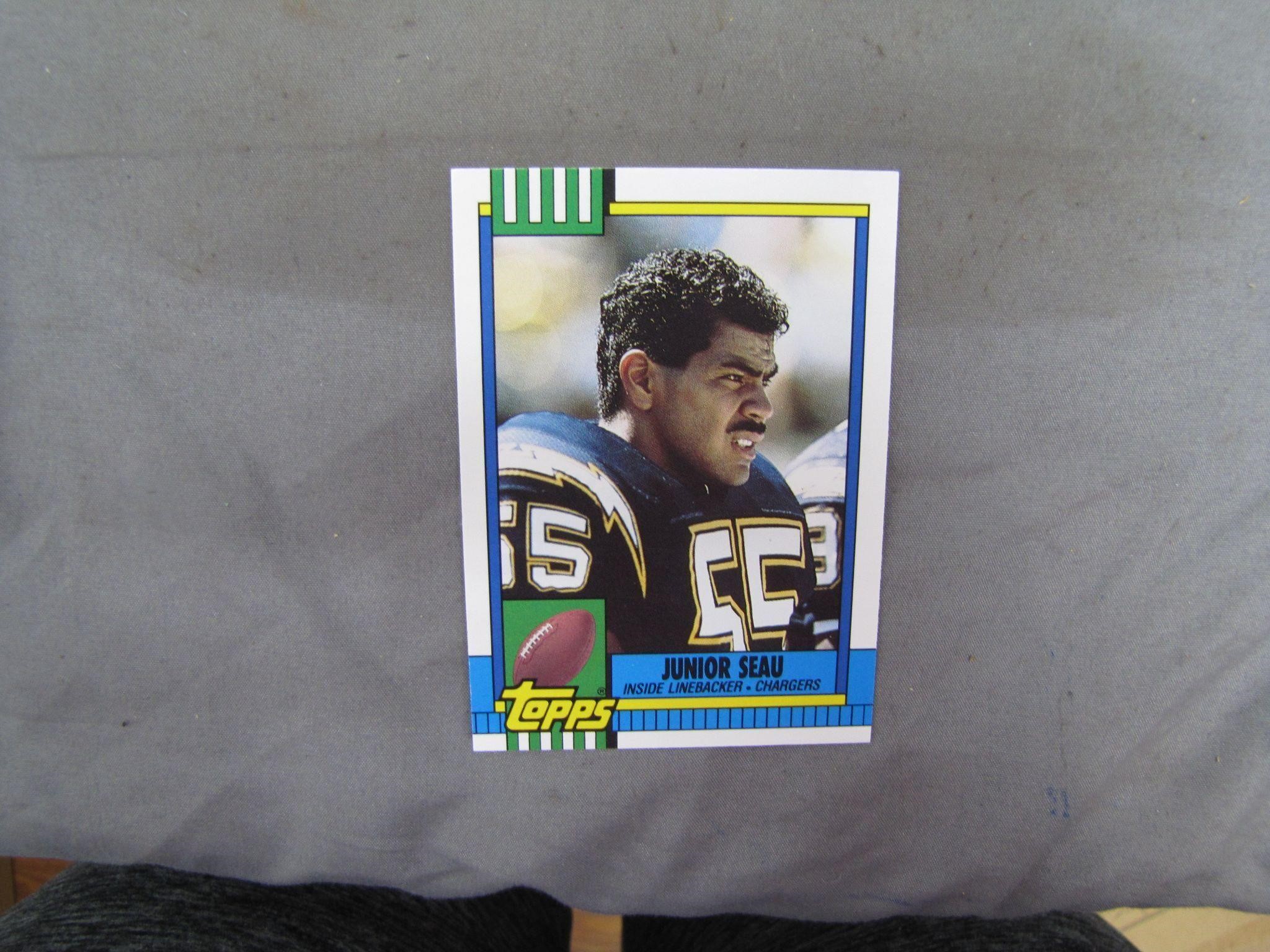 1990 Topps HOF Junior Seau Football Card