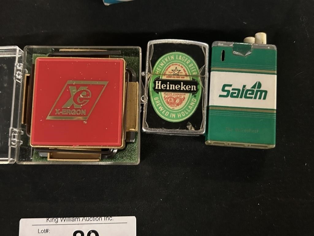 Lot Of 3 Vintage Lighters