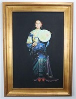 Painting of Chinese Woman after Chen Yifei