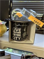 JOHN LENNON LIVE IN NYC NEW YORK CITY COFFEE MUG