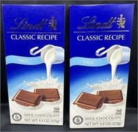 2ct Lindt Milk Chocolate 4.4oz Classic Recipe Bars