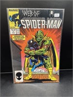 1987 Marvel Web of Spider Man comic  (living