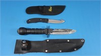 Survival Knife w/Sheath, PRC Gutting Knife
