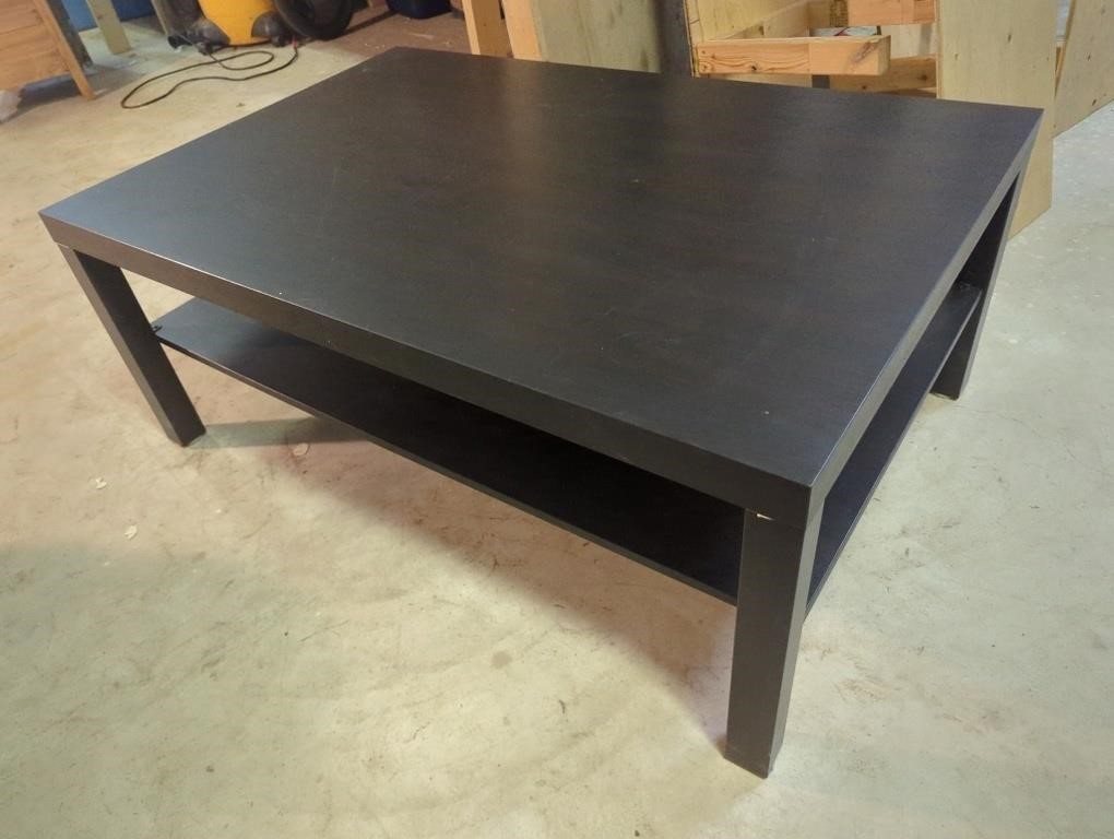 Large Dark Brown IKEA Coffee Table 18" x 31" x 47"