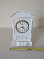 Vintage Belleek Handpainted Glenveigh Mantel Clock