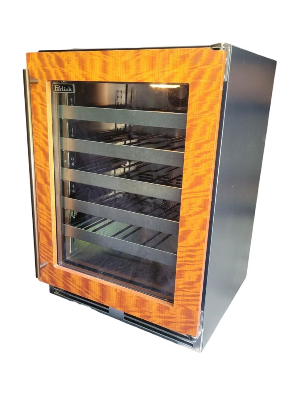 Perlick 24" Undercounter Wine Reserve Cooler Wood