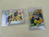 Lot of 2 Aaron Rodgers Refactor Cards