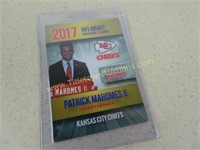 2017 Patrick Mahomes Rookie Card
