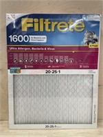 Pack of 4 20x25x1 air filters