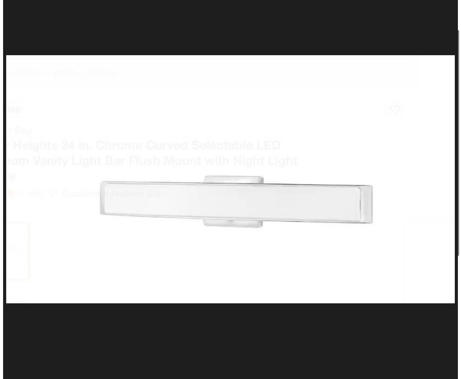 Hampton Bay LED Bathroom Vanity Light Bar