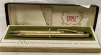 Vintage Cross Pen & pen set. 12 kt gold filled,