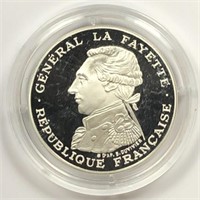 FRANCE: 1987 100 Francs Piedfort Proof Lafayette