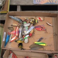 Assorted fish lures