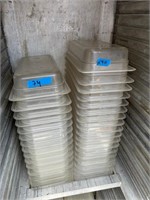 CAMBRO CLEAR INSERTS - 2.5qt 1/3 SIZE x 2.5in