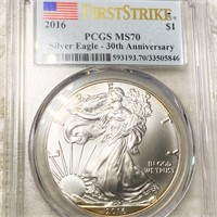 2016 Silver Eagle PCGS - MS70