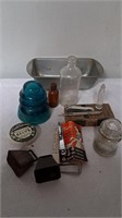 Bottle Insulator Apothocary Lot, some marked