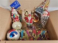 Assorted Christmas Ornament Lot