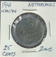 1941 Netherlands coin