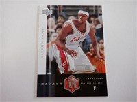 2004 UD RIVALS LEBRON JAMES # 11