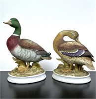 Two Mallard Duck Figurines by Andrea
