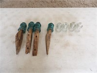 Glass Insulators 8 Total